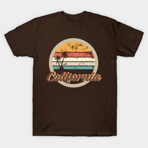 Summer California Surf T-Shirt by slawers